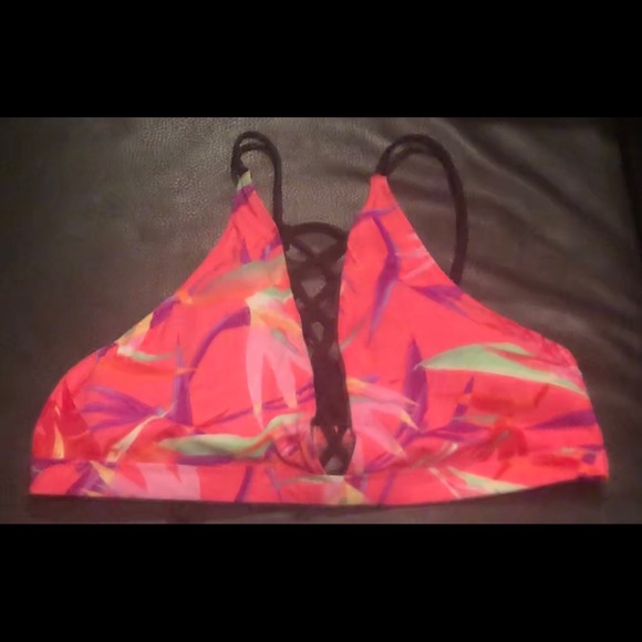 VS pink high neck swim top finial markdown! - Picture 2 of 6